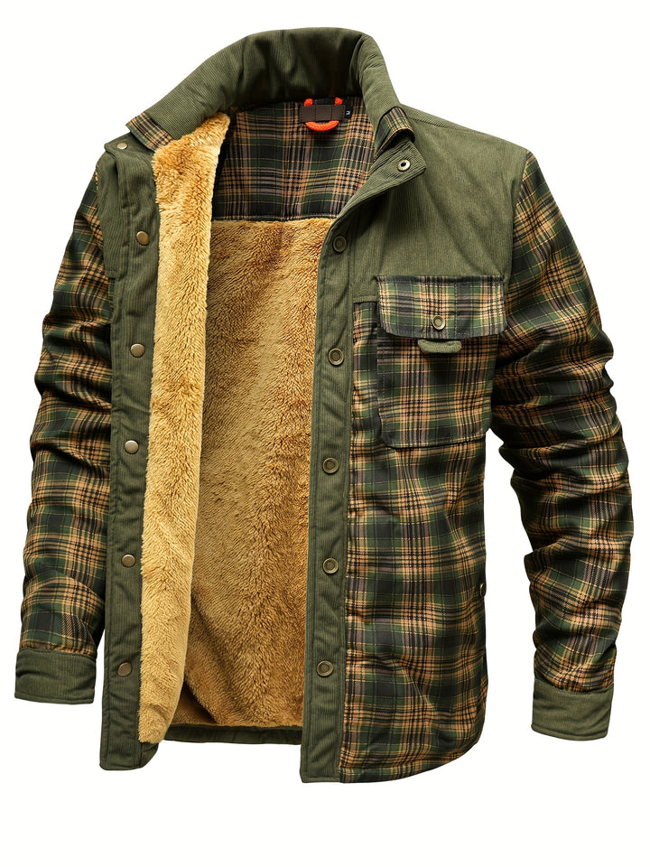 Garrett | Rugged Plaid Overshirt Jacket