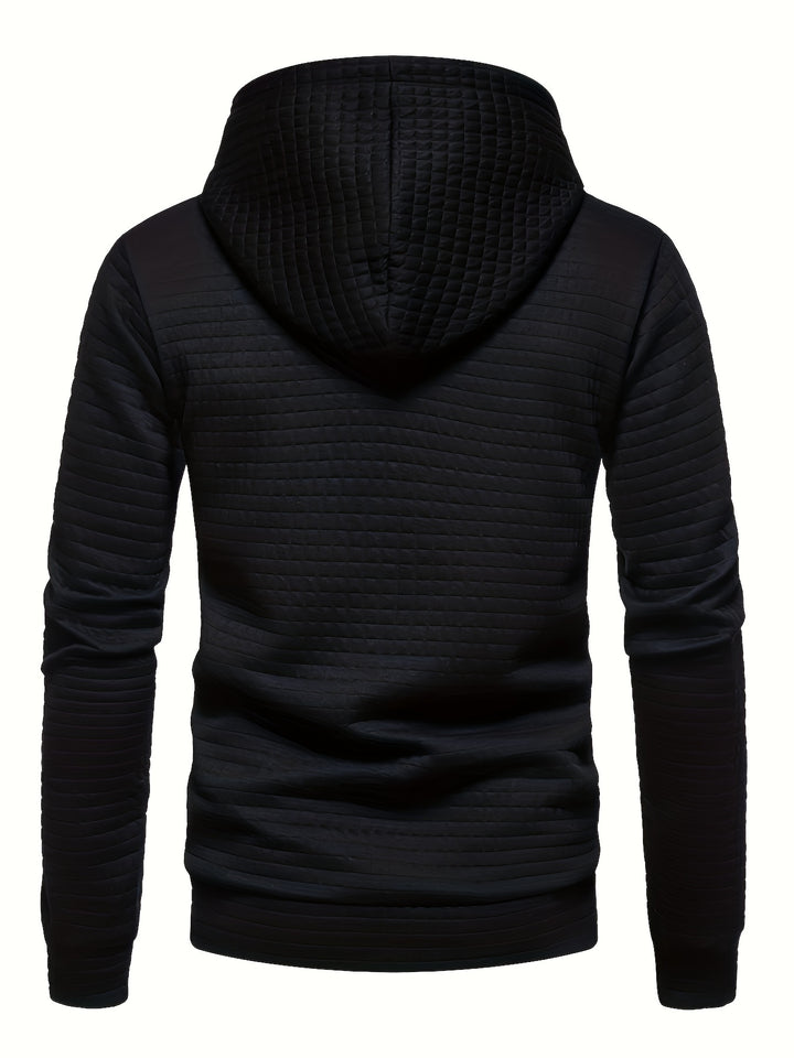 Nolan | Textured Waffle Hoodie