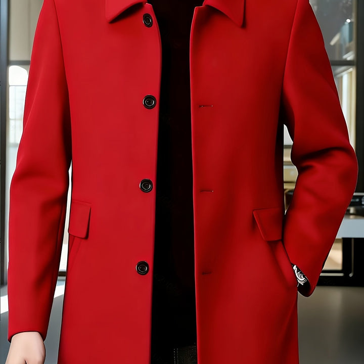 Harlan | Refined Single-Breasted Overcoat