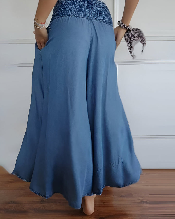 Marlene | Flowing Wide-Leg Trousers
