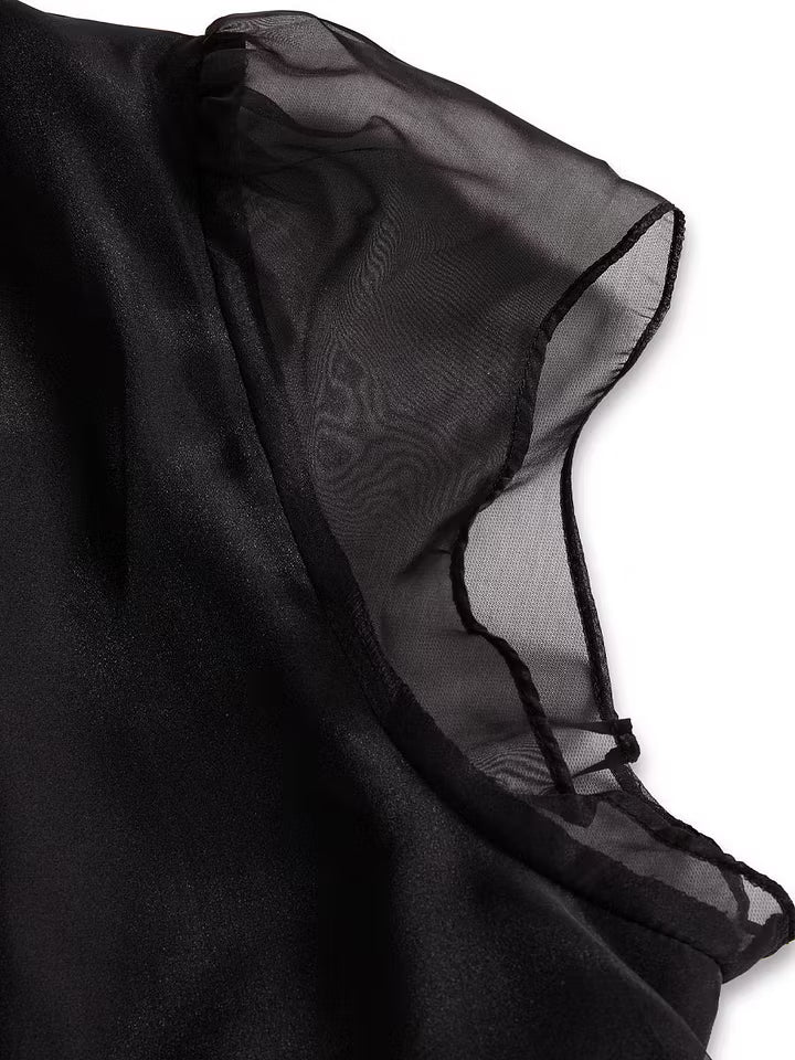Solene | Refined High-Neck Blouse