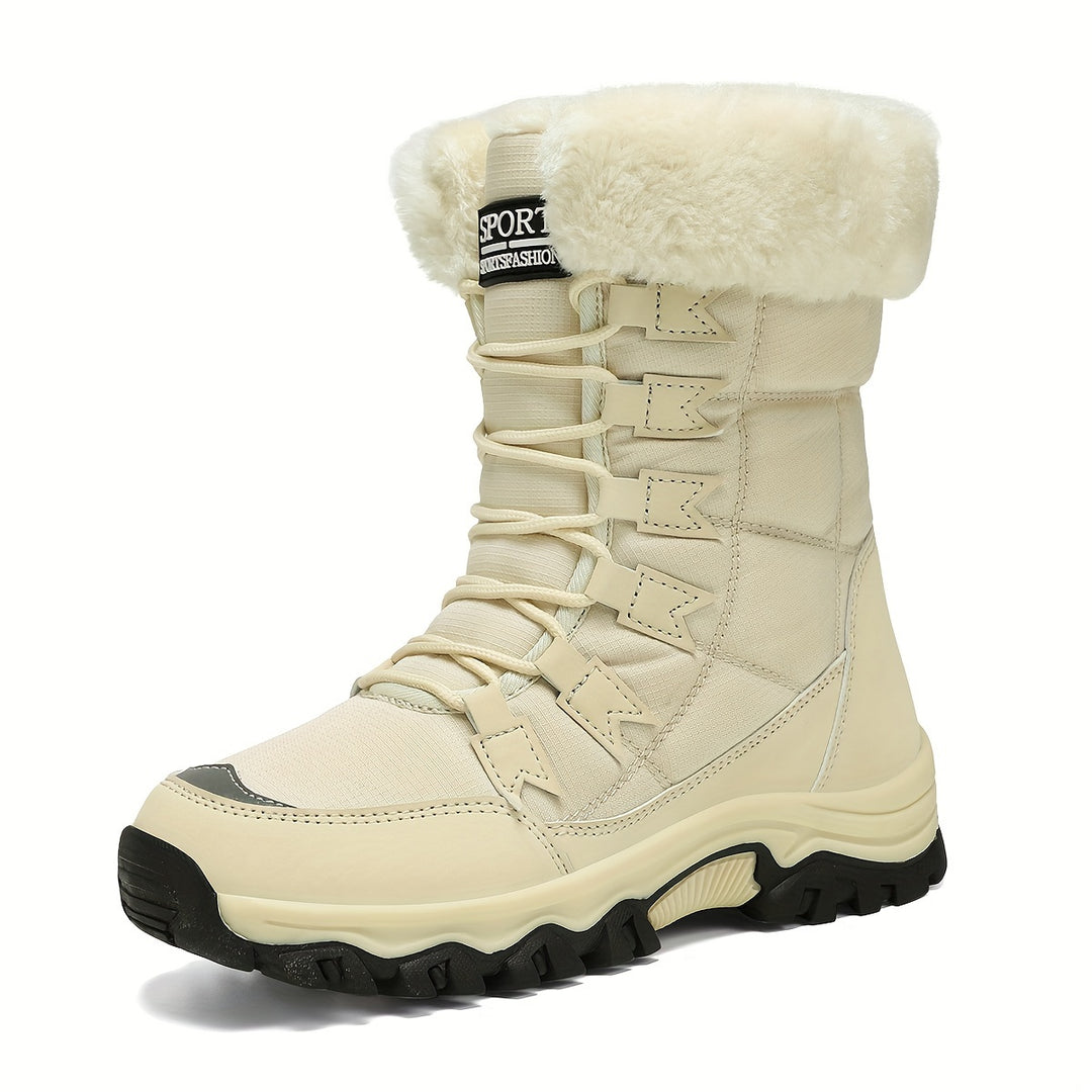 Wynter | Cosy Lace-Up Snow Boots