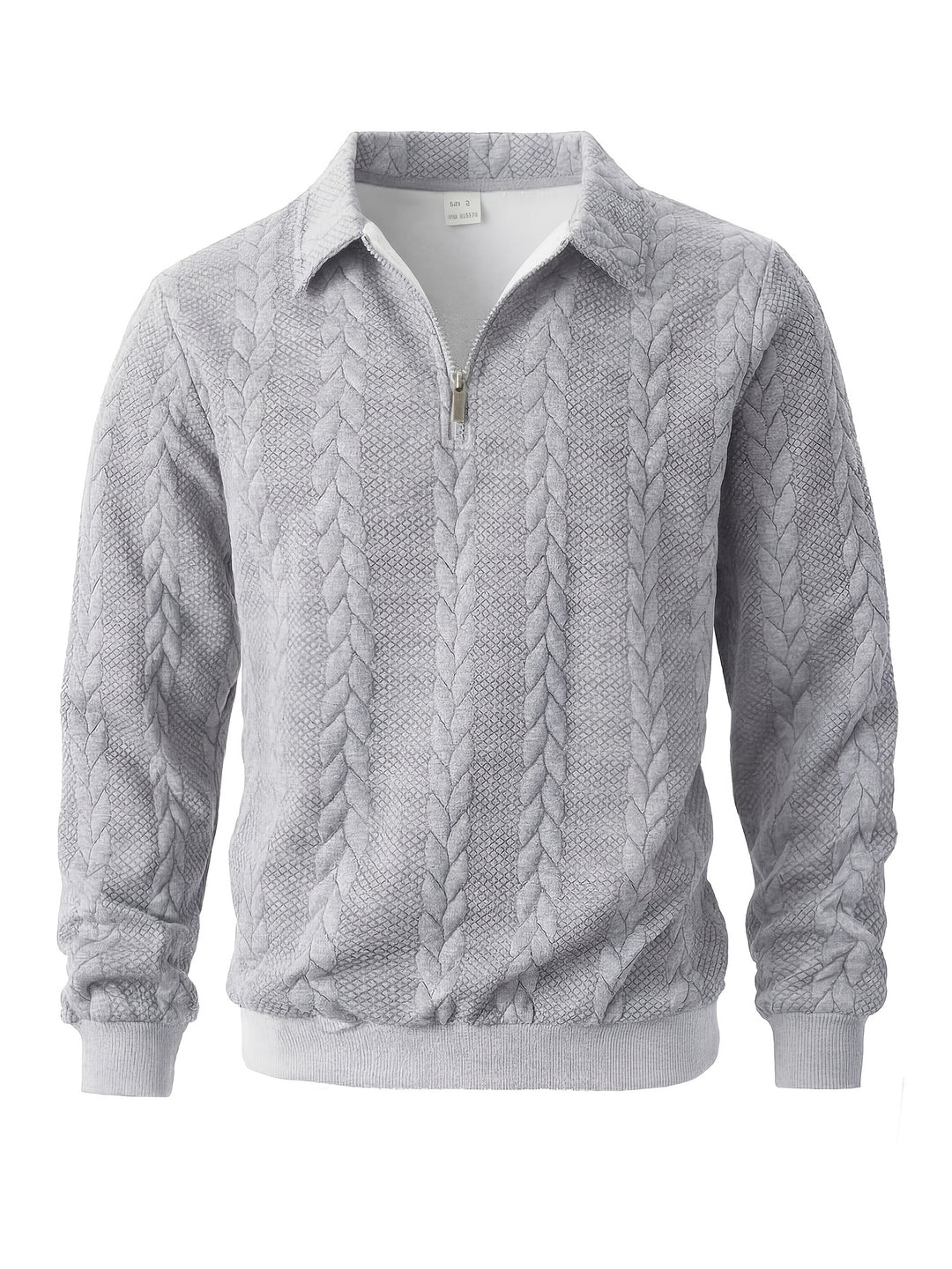 Harvey | Textured Half-Zip Pullover