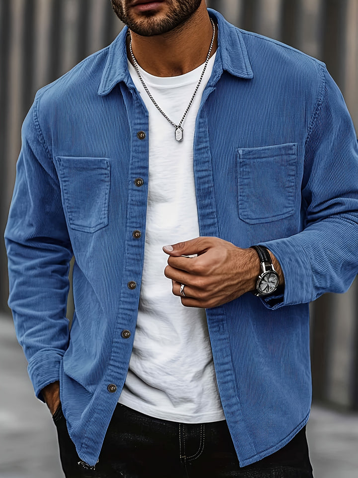 Dalton | Textured Ribbed Overshirt