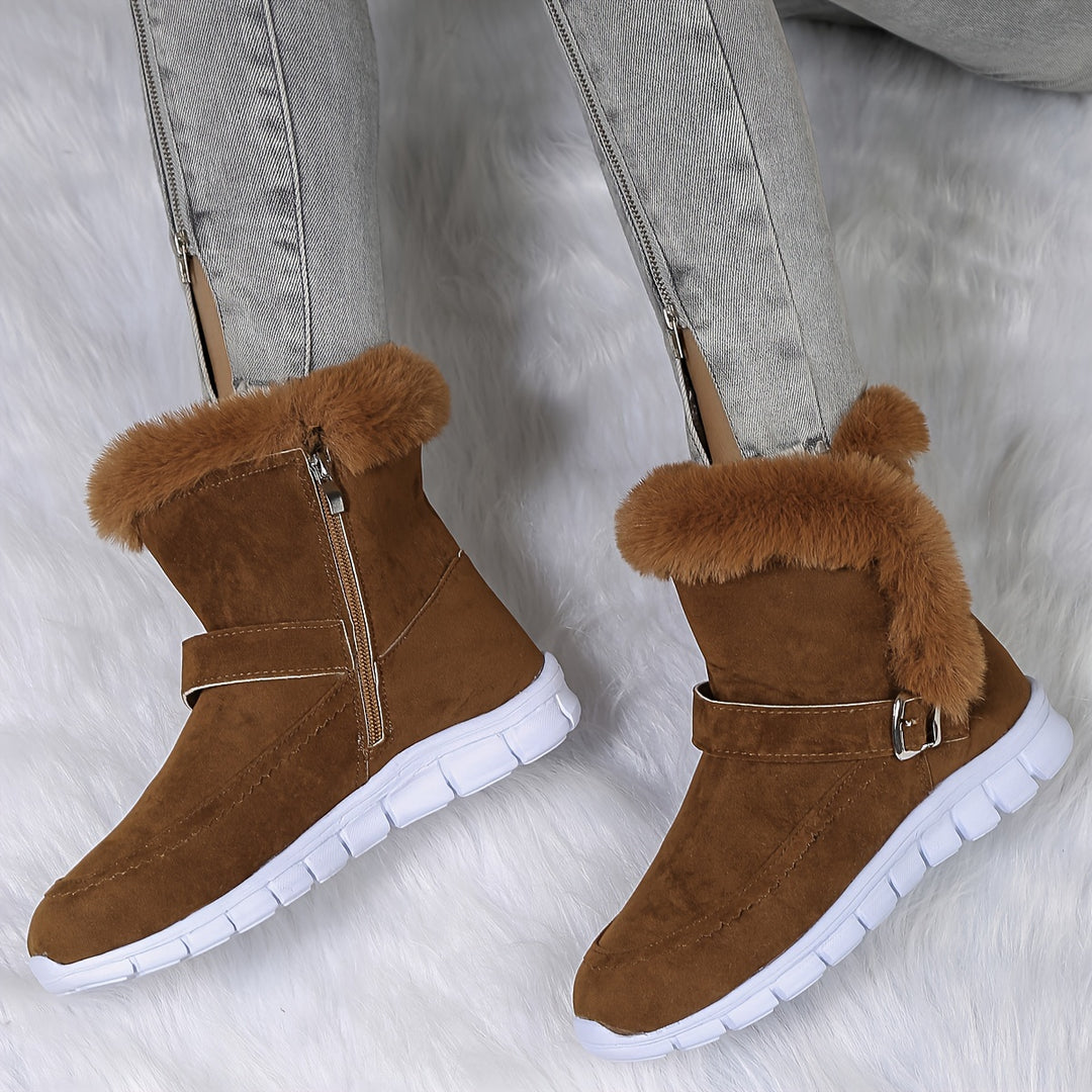 Fern | Cosy Cuffed Winter Ankle Boots