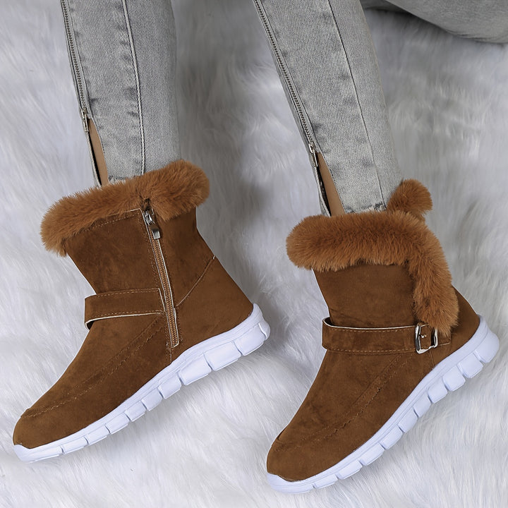 Fern | Cosy Cuffed Winter Ankle Boots