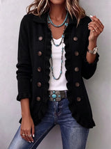 Dulcie | Ribbed Ruffle Cardigan