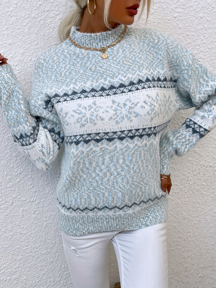Elinor | Cosy Christmas Snowflake Jumper