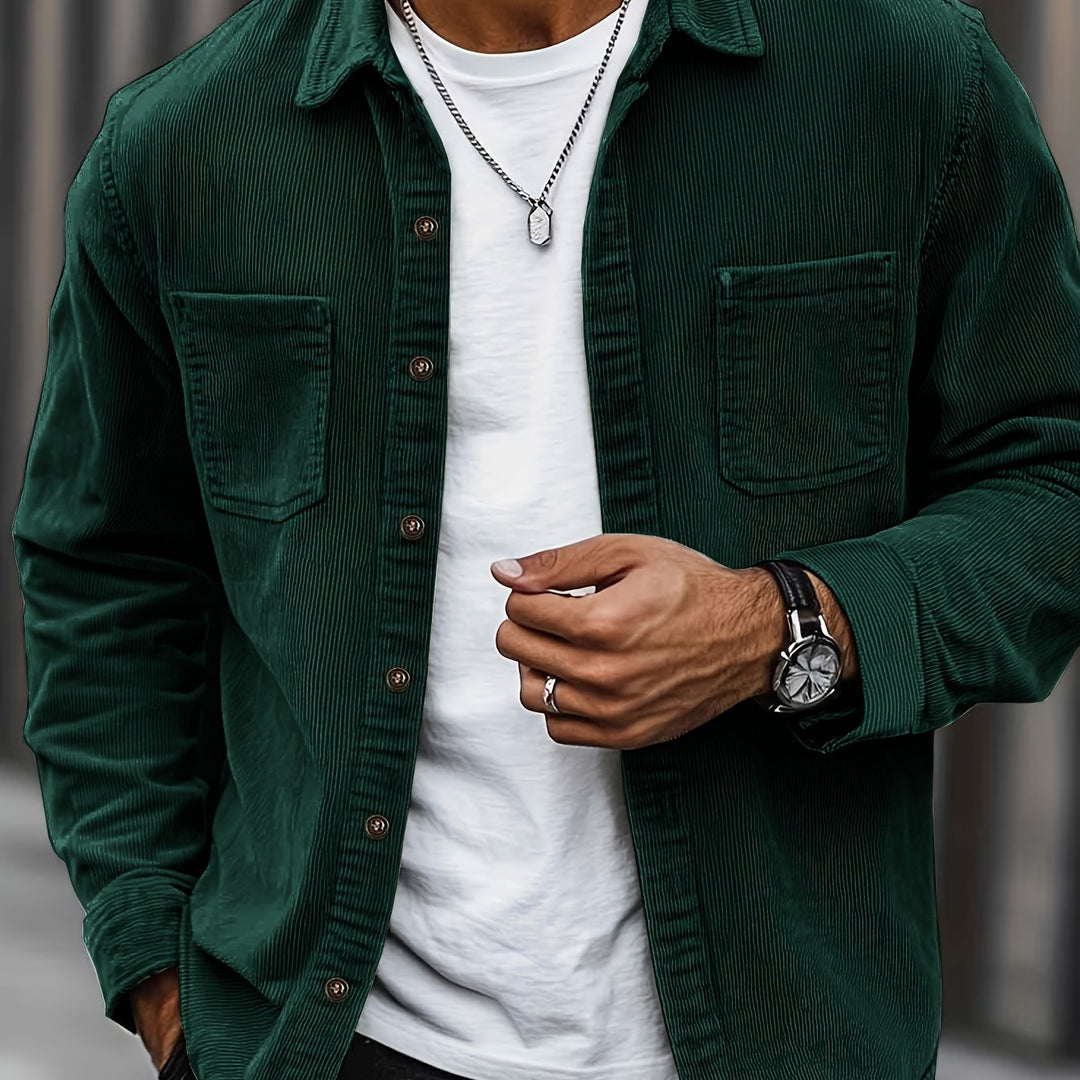 Dalton | Textured Ribbed Overshirt