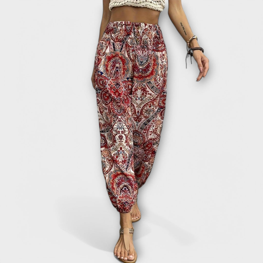 Sandra | Bohemian Wide-Leg Pants