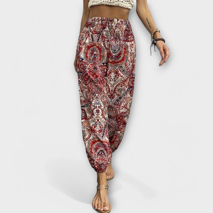 Sandra | Bohemian Wide-Leg Pants