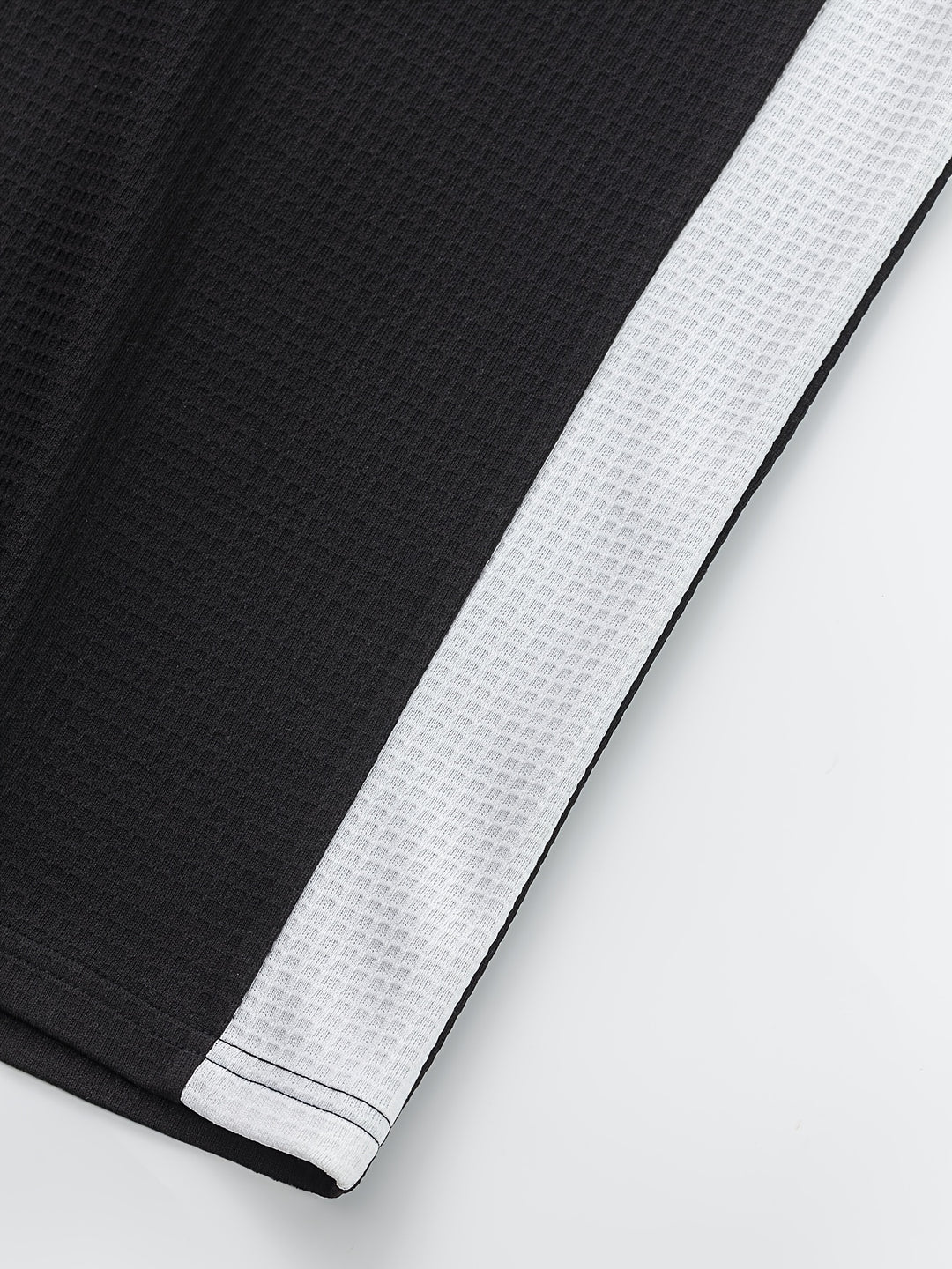 Bryce | Textured Contrast Henley Shirt