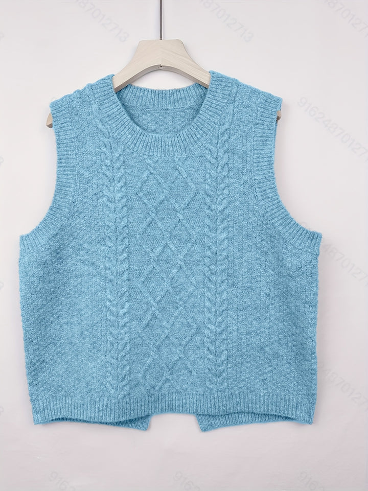 Evelina | Cable-Knit Vest