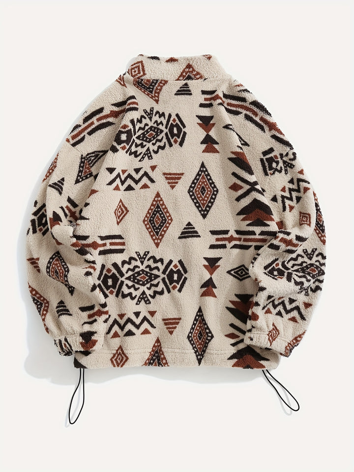 Noelle | Patterned Zip-Up Jacket
