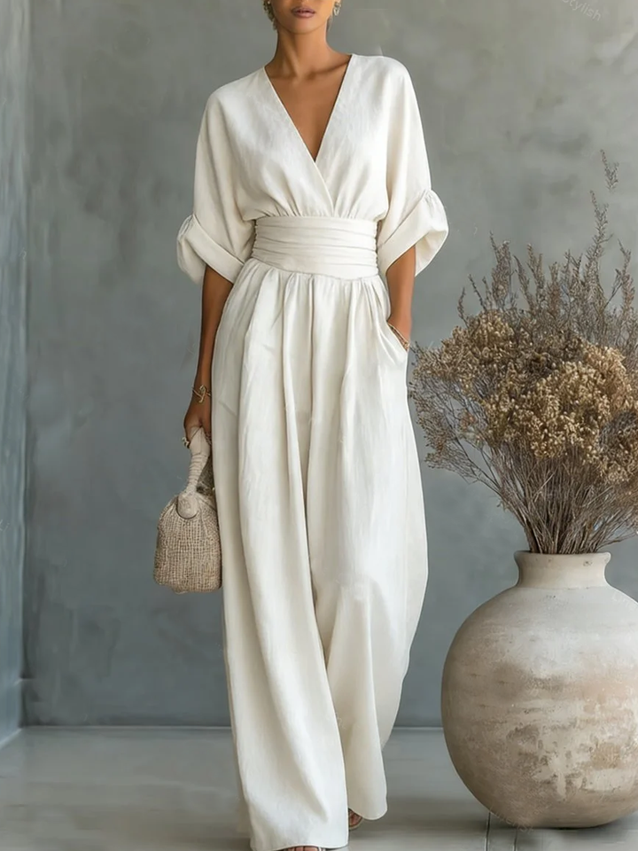 Claire | Elegant Wide-Leg Jumpsuit
