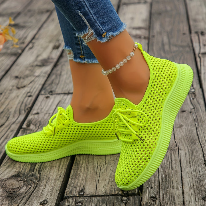Freya | Breathable Woven Slip-On Sneakers