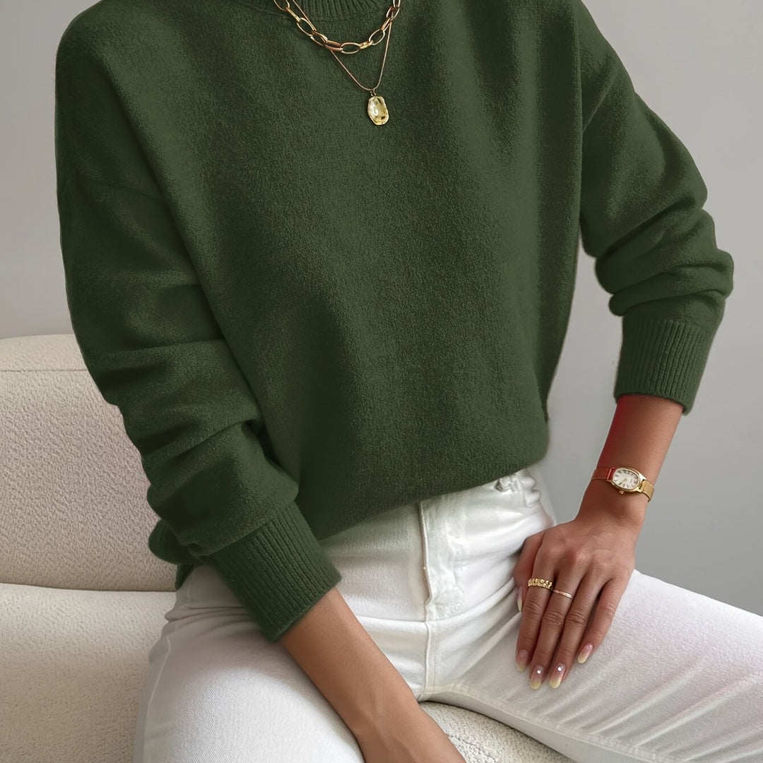 Sloane | Relaxed Mock Neck Jumper