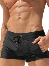 Sawyer | Sleek Zip-Pocket Swim Trunks