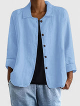 Frida | Relaxed Button-Front Shirt