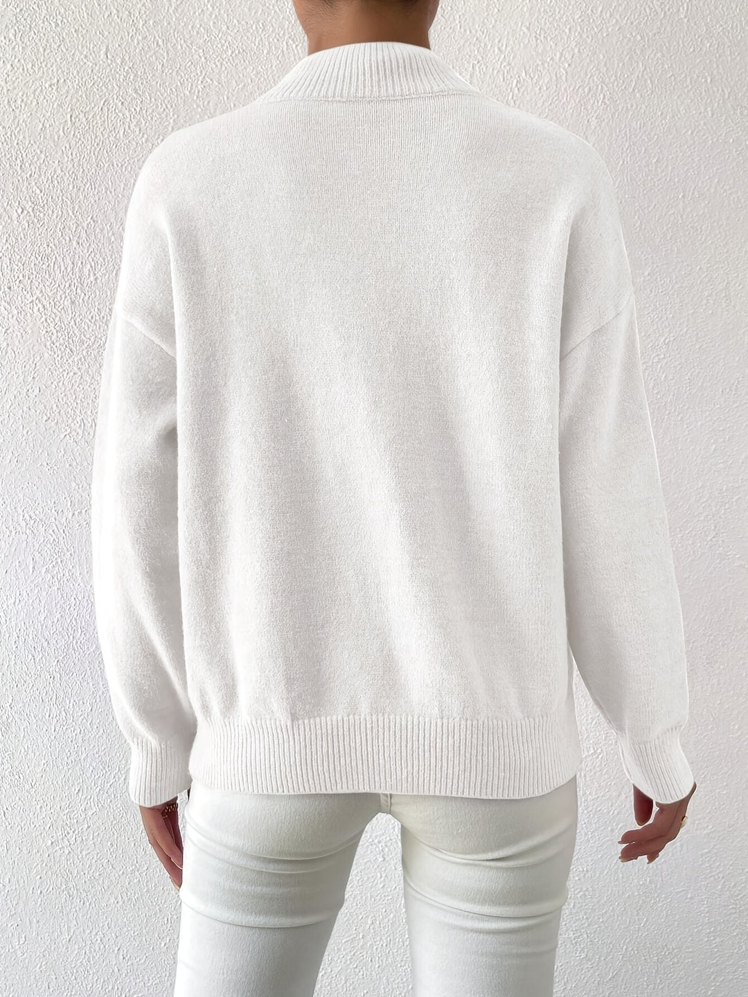 Sloane | Relaxed Mock Neck Jumper