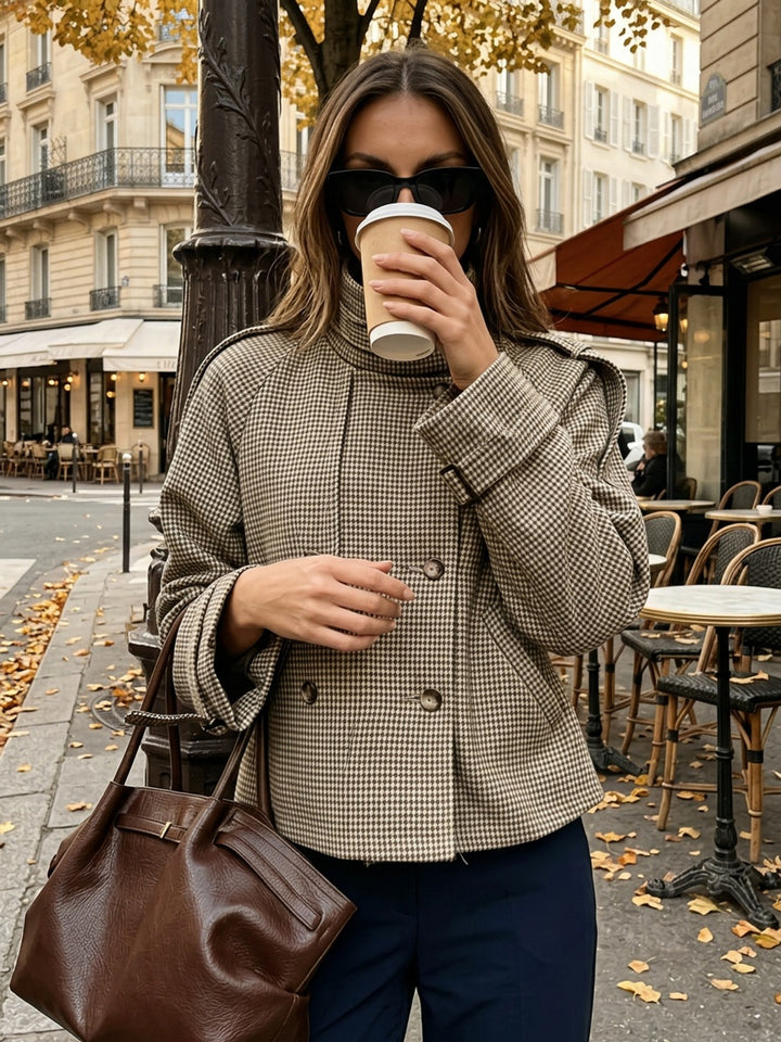 Iris | Structured Stand-Collar Jacket