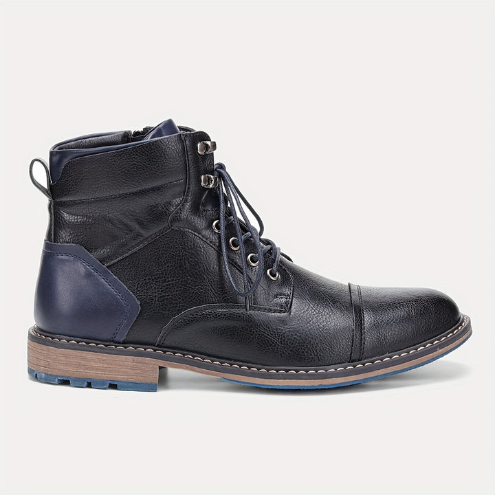 Graham | Cap-Toe Lace-Up Boots