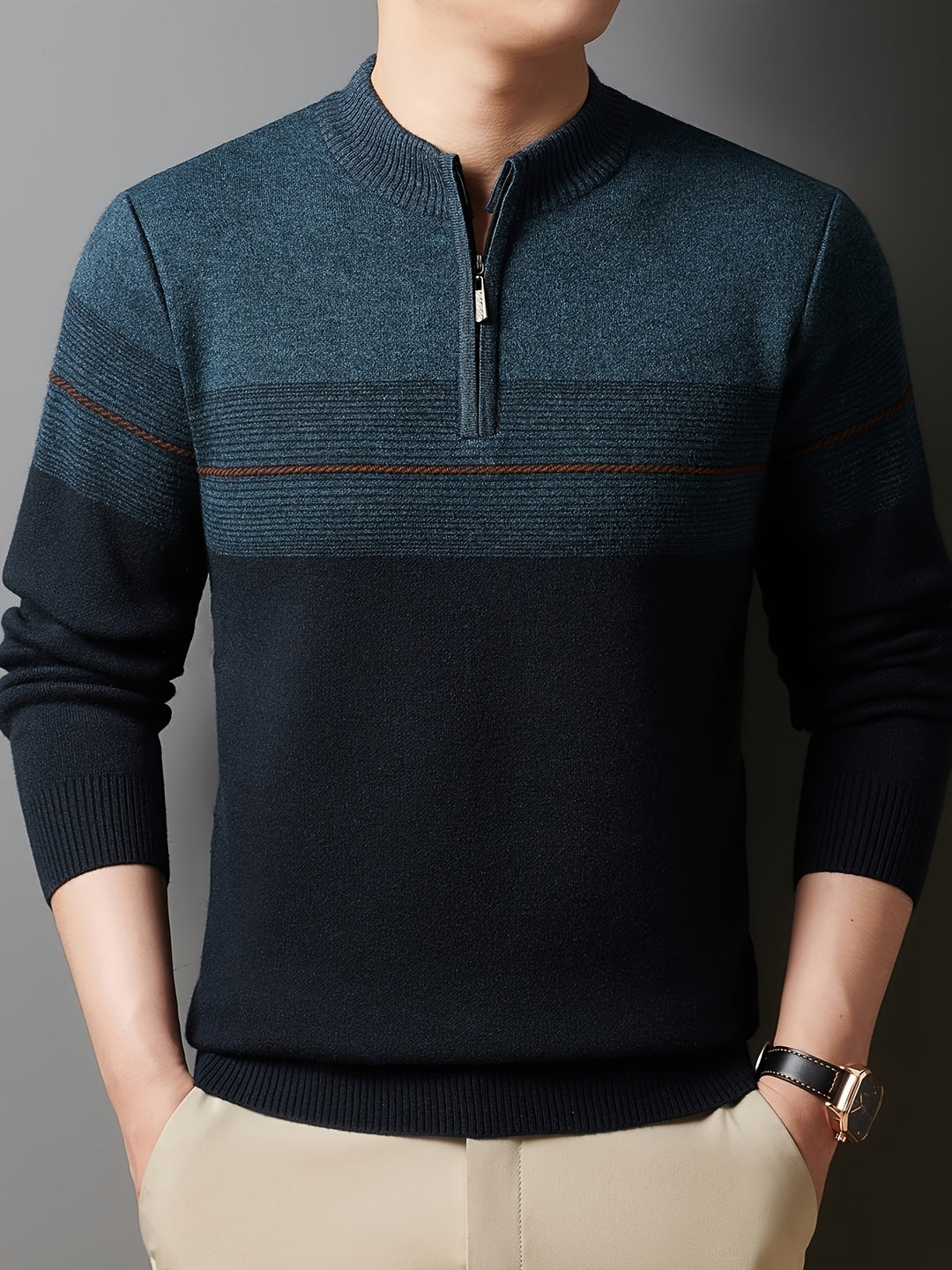 Redmond | Half-Zip Mock Neck Jumper