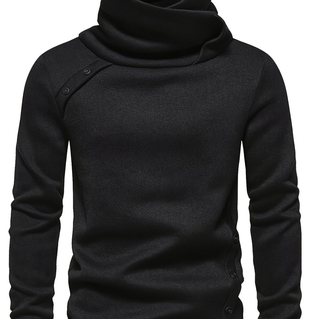 Spencer | Slouchy Collar Button-Up Sweater