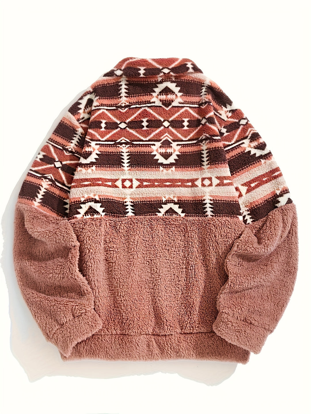 Coralie | Aztec-Pattern Half-Zip Pullover