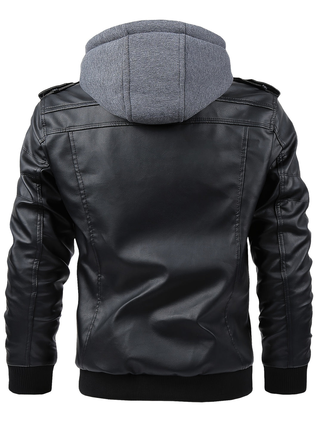 Nolan | Hooded Full-Zip Moto Jacket