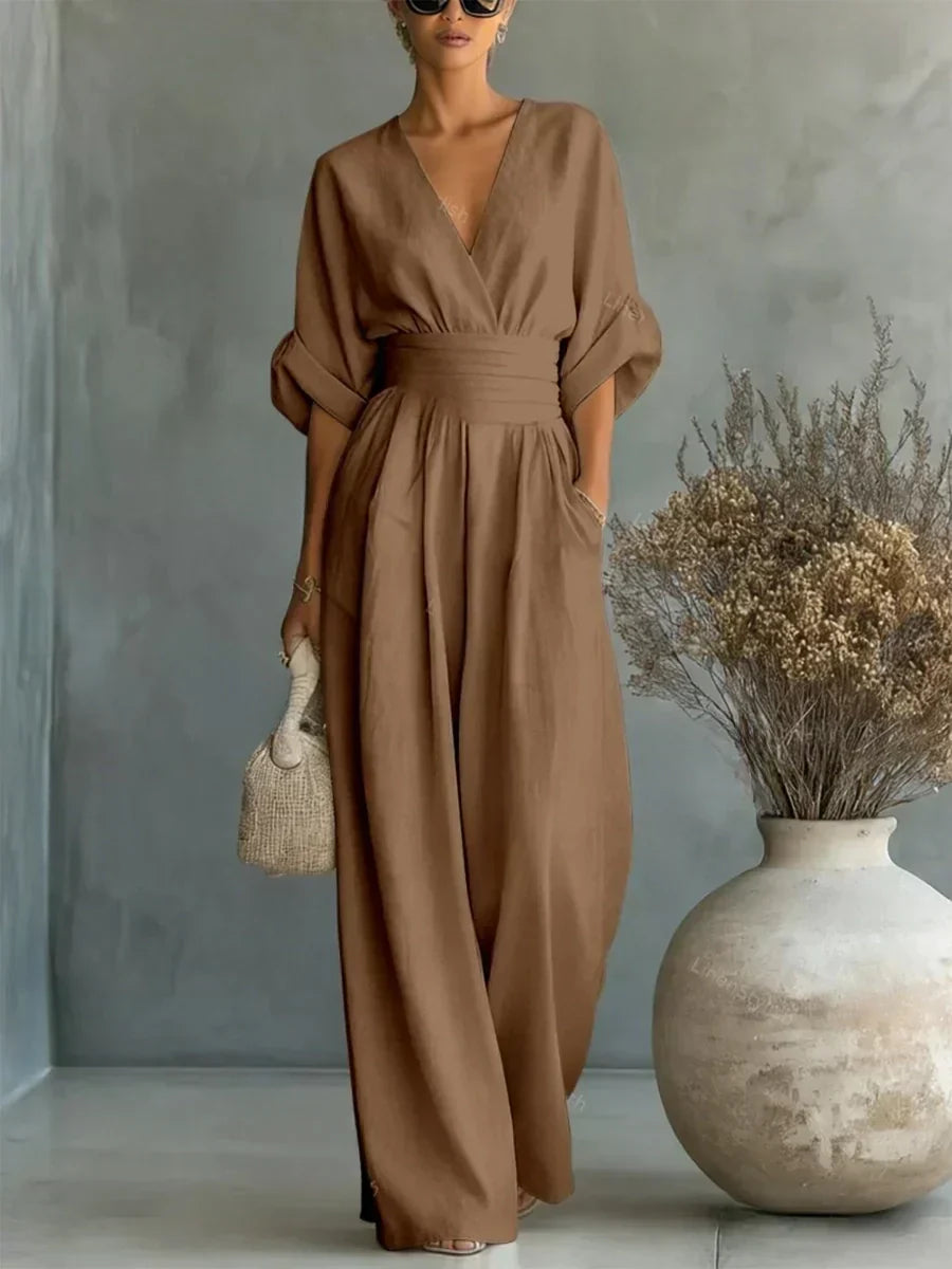 Claire | Elegant Wide-Leg Jumpsuit