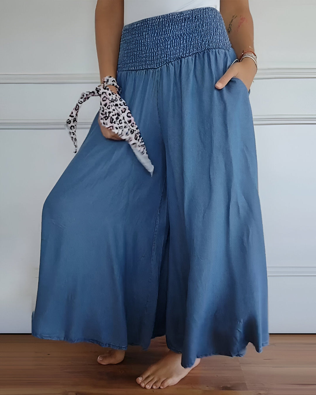 Marlene | Flowing Wide-Leg Trousers