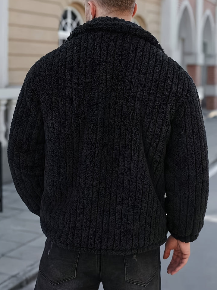 Rhett | Textured Button-Front Jacket