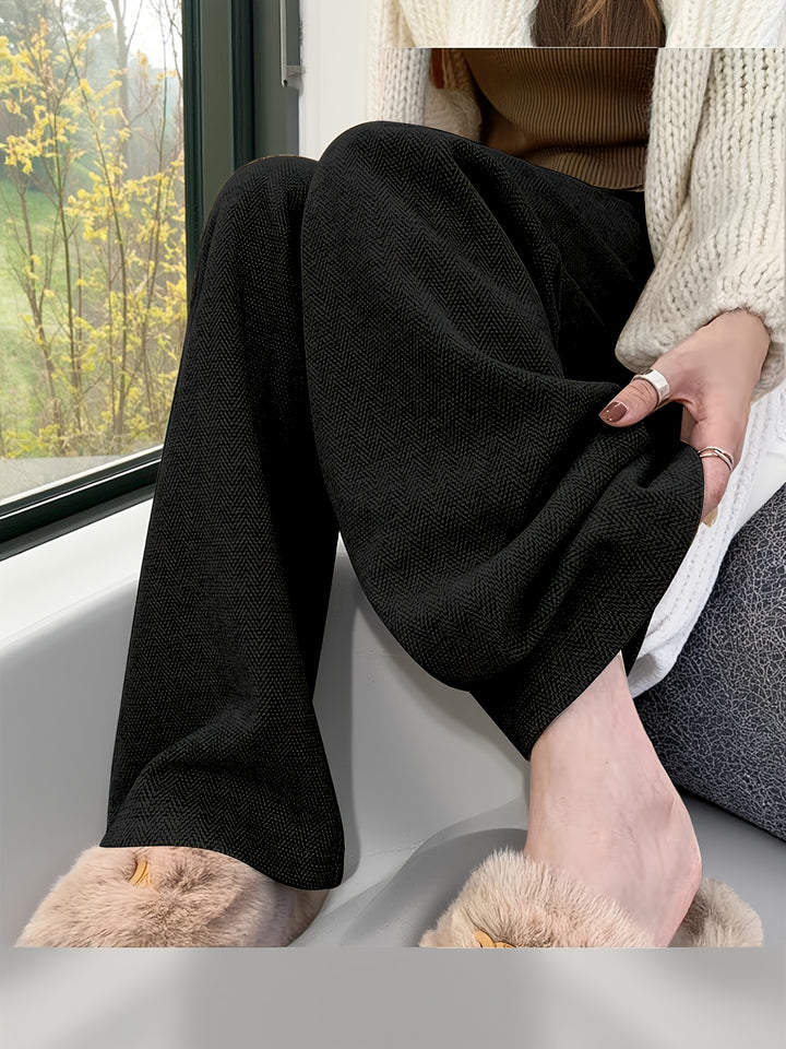 Greta | Tailored High-Waisted Wide-Leg Trousers