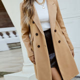 Vanessa | Double-Breasted Mid-Length Coat