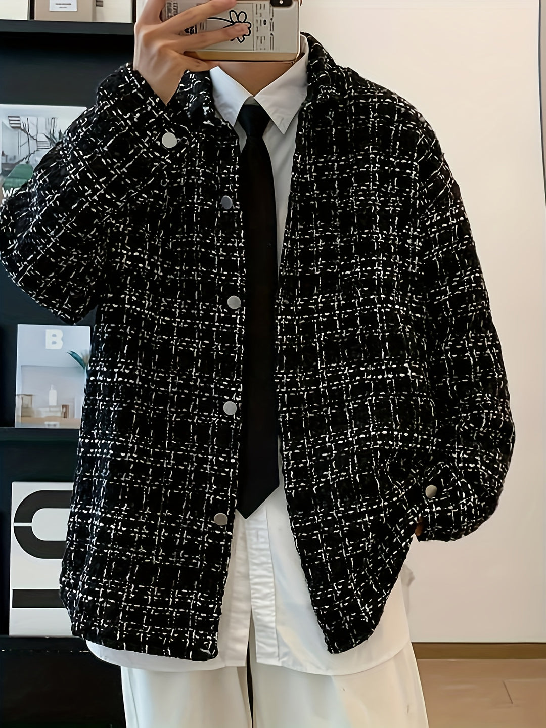 Bennett | Textured Check Shirt Jacket