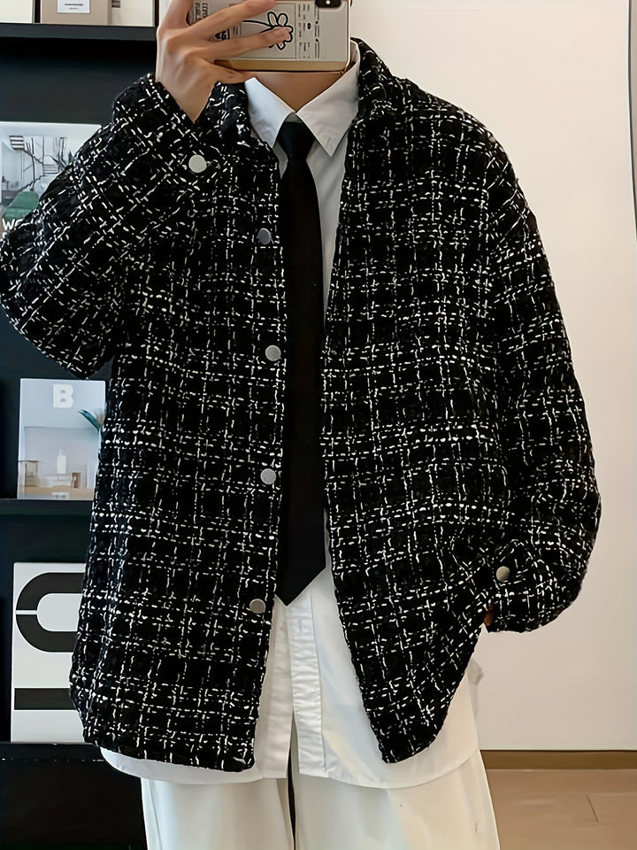 Bennett | Textured Check Shirt Jacket