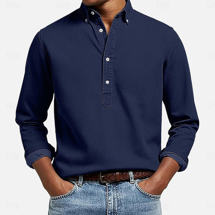 Nolan | Relaxed Popover Shirt