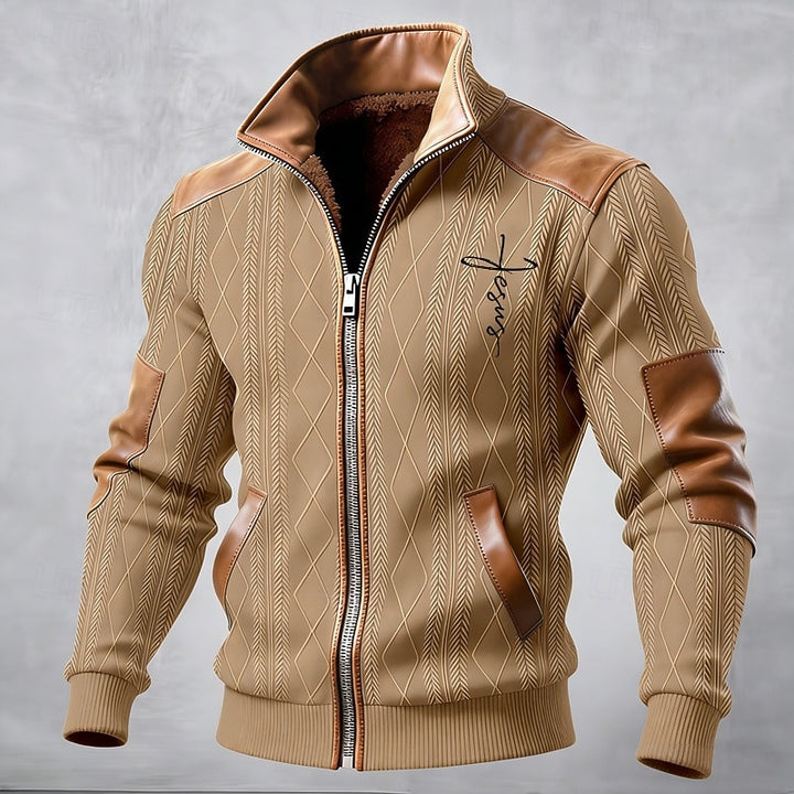 Harold | Fleece-Lined Stand Collar Jacket