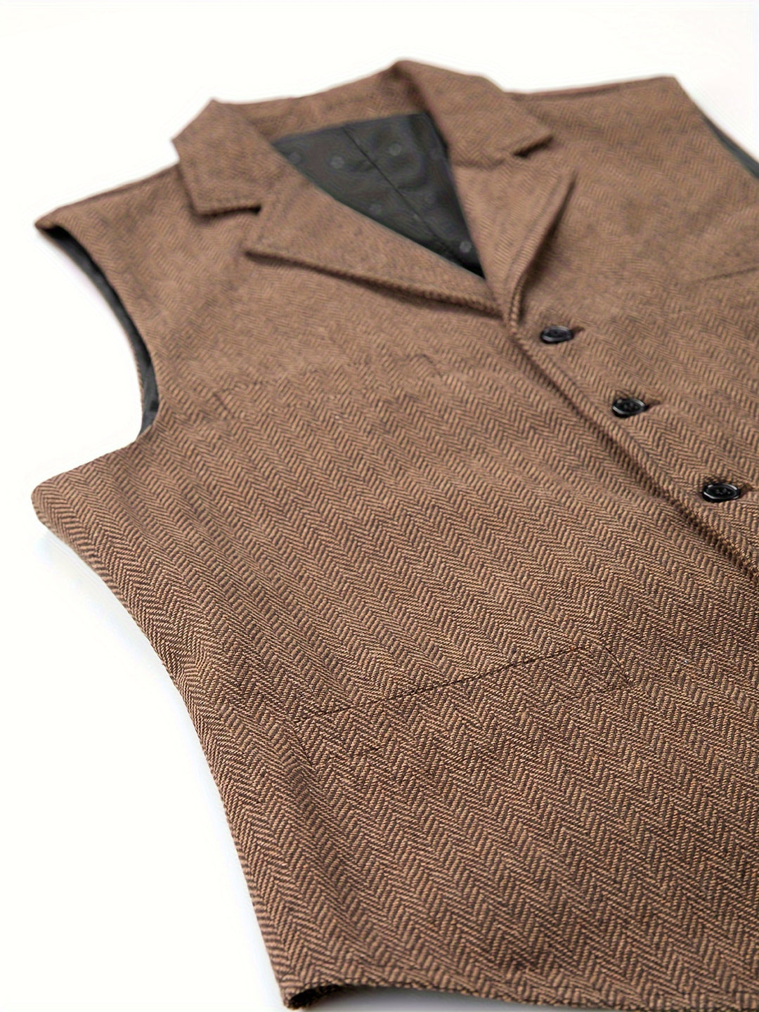 Grayson | Tailored Herringbone Waistcoat