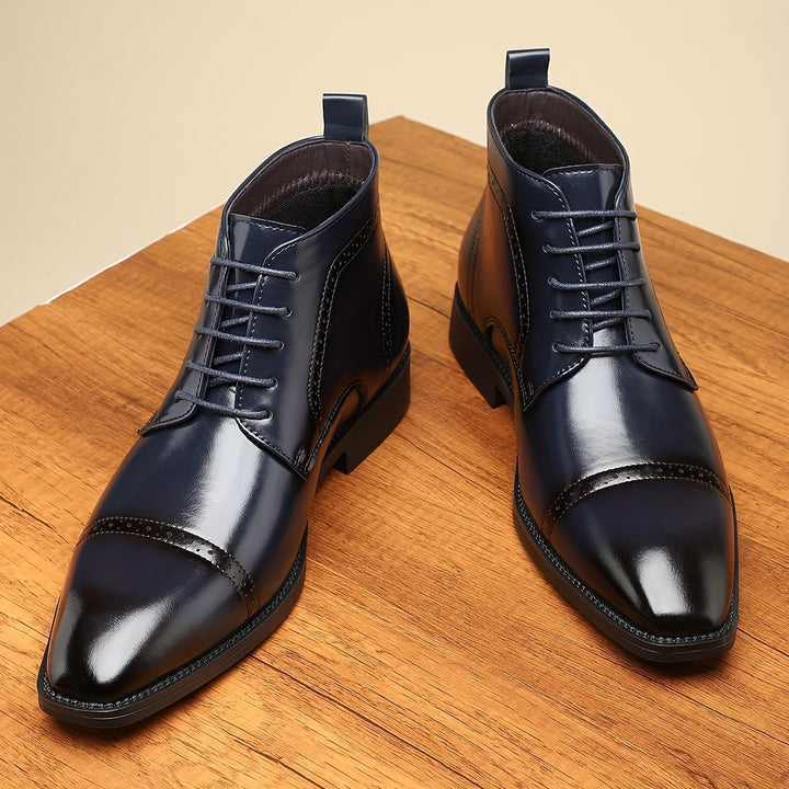 Harlan | Cap-Toe Ankle Boots