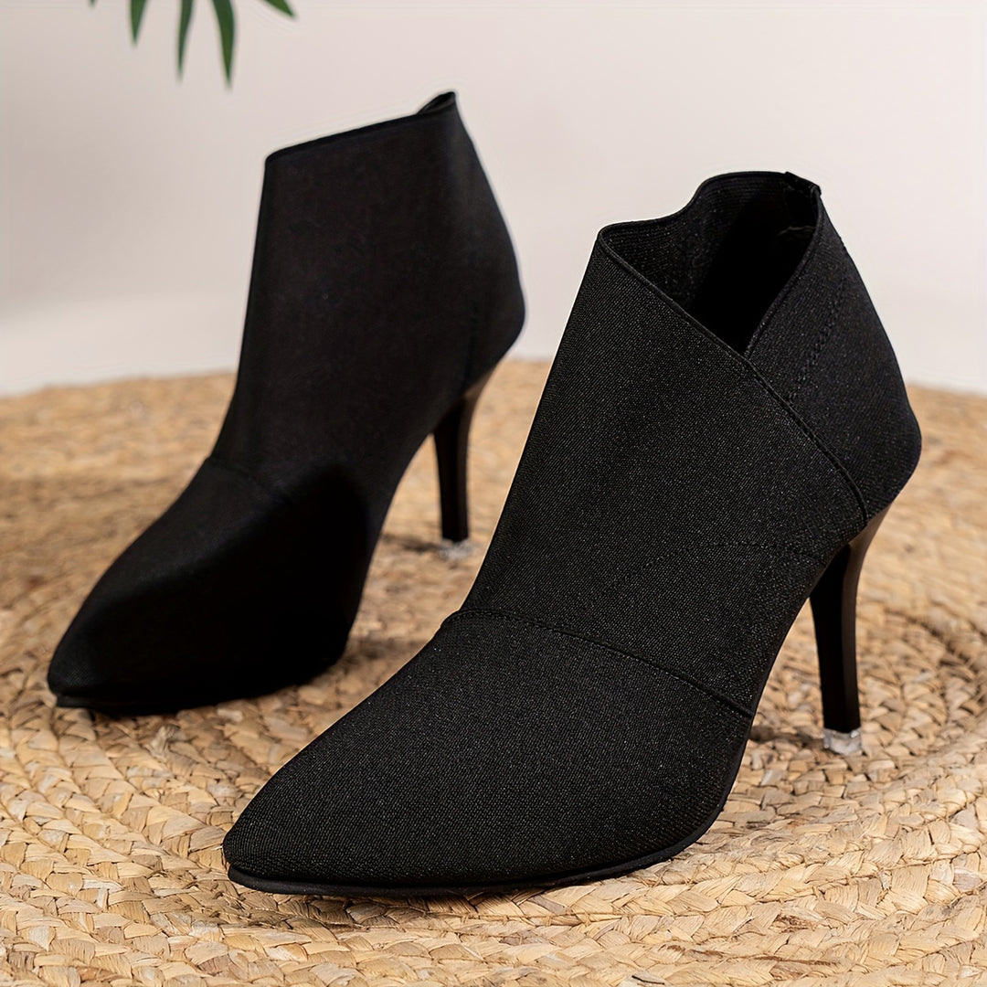 Priscilla | Pointed-Toe Stiletto Ankle Boots