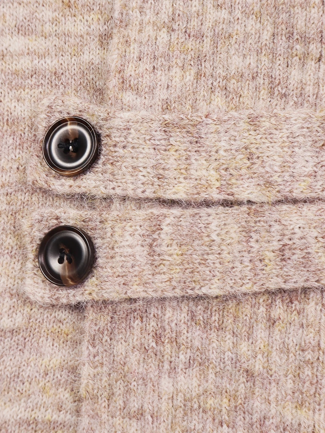 Sabella | Ribbed Button-Tab Cardigan