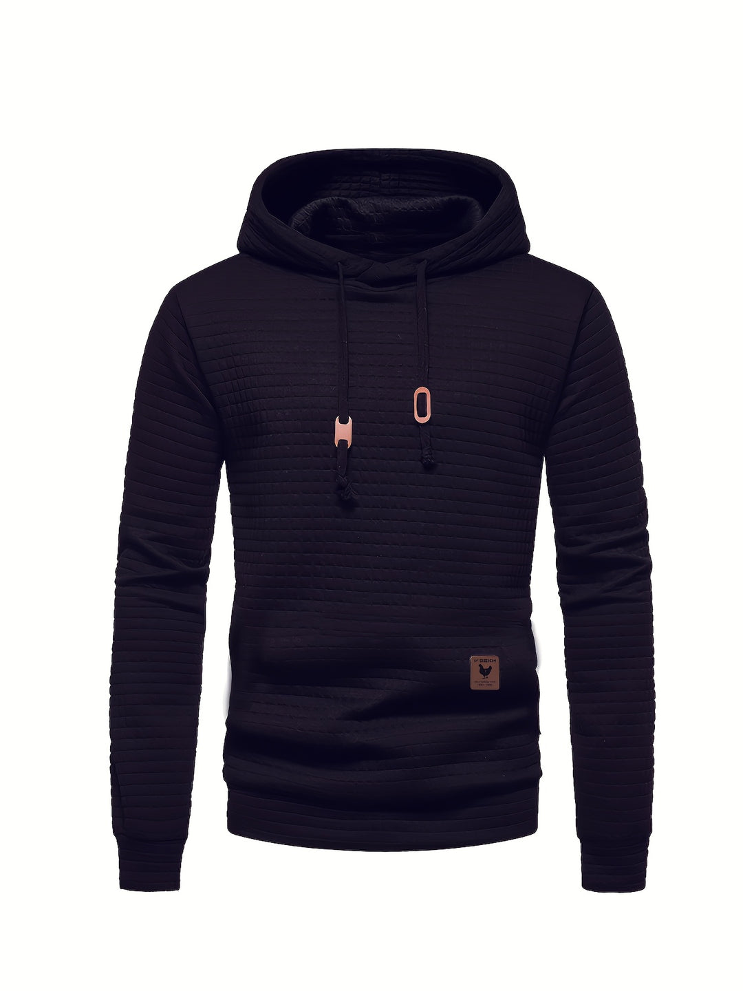 Nolan | Textured Waffle Hoodie