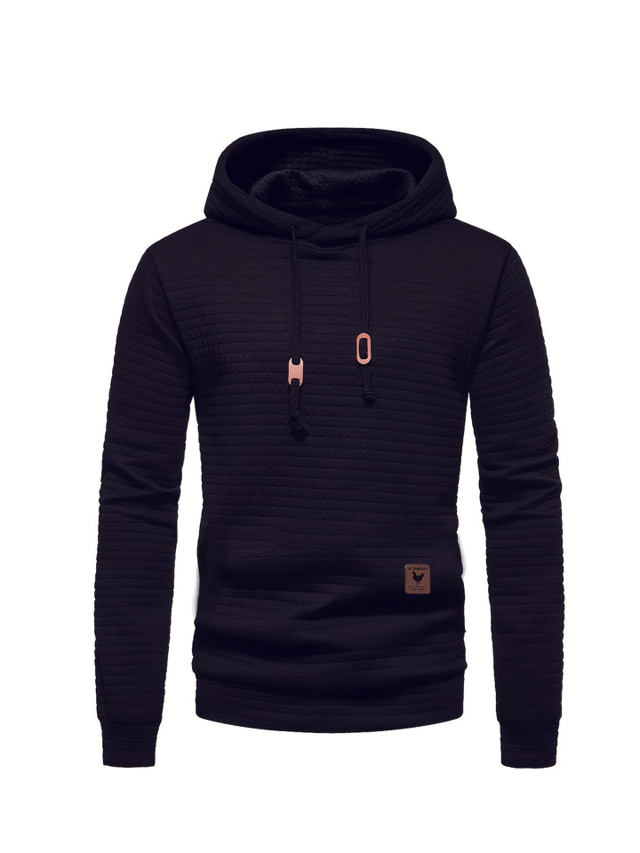 Nolan | Textured Waffle Hoodie