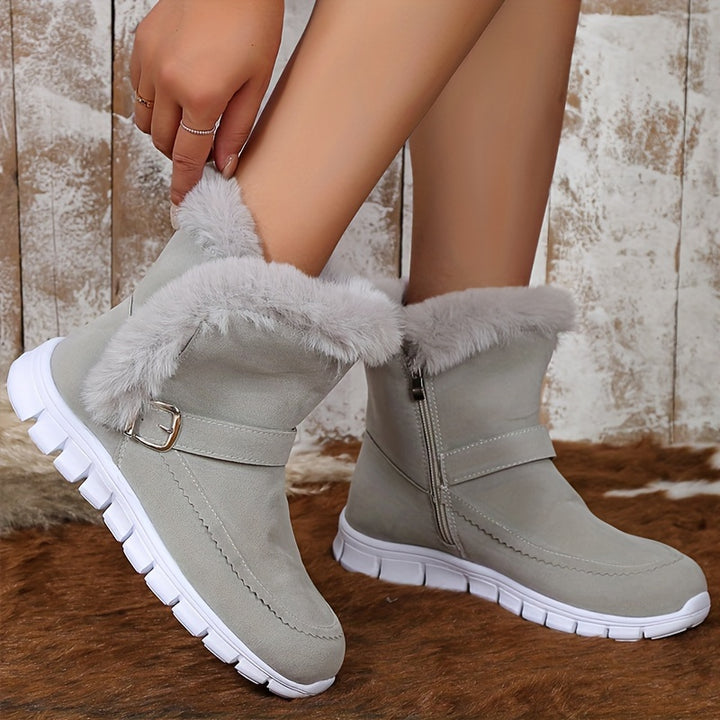 Fern | Cosy Cuffed Winter Ankle Boots