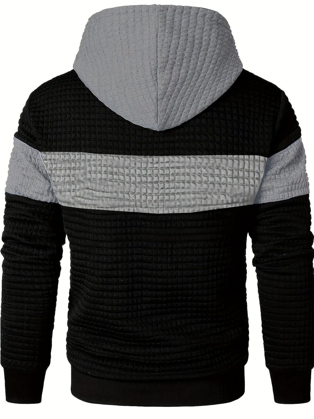 Jasper | Textured Colour-Block Hoodie