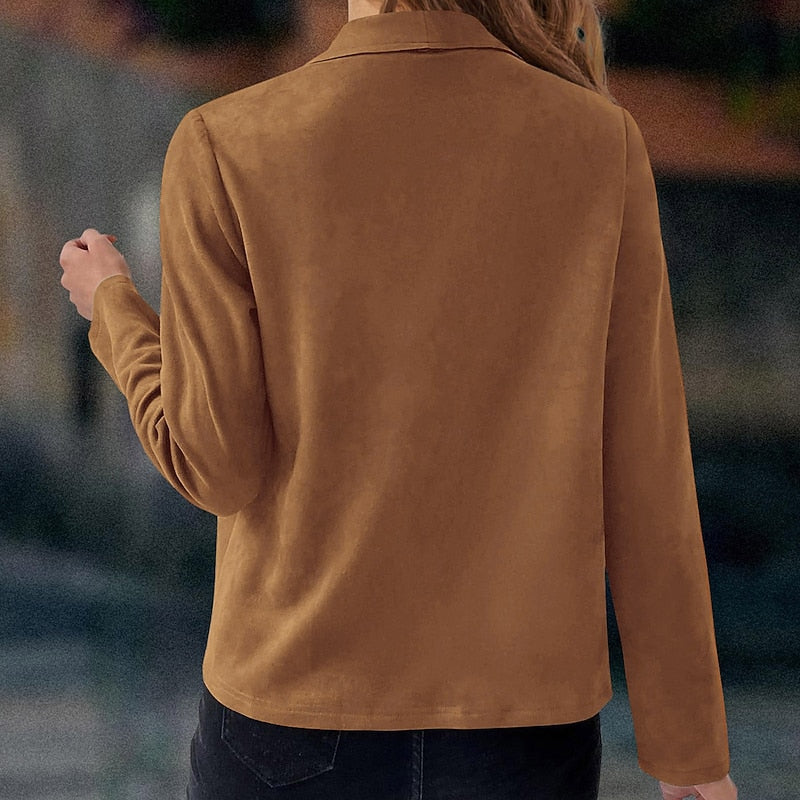 Barbara | Draped Waterfall Jacket