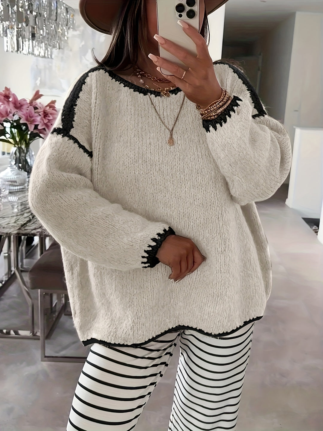 Marlene | Relaxed Boat Neck Sweater