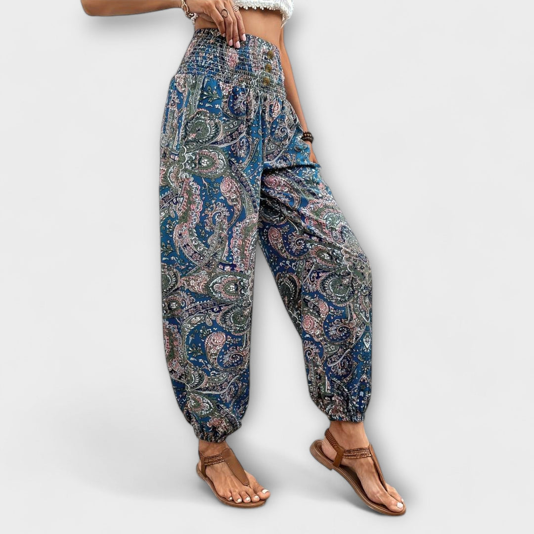 Sandra | Bohemian Wide-Leg Pants